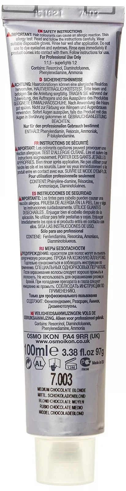 Фарба для волосся Osmo Ikon Permanent, фото №2 Фарба для волосся Osmo Ikon Permanent, фото №2