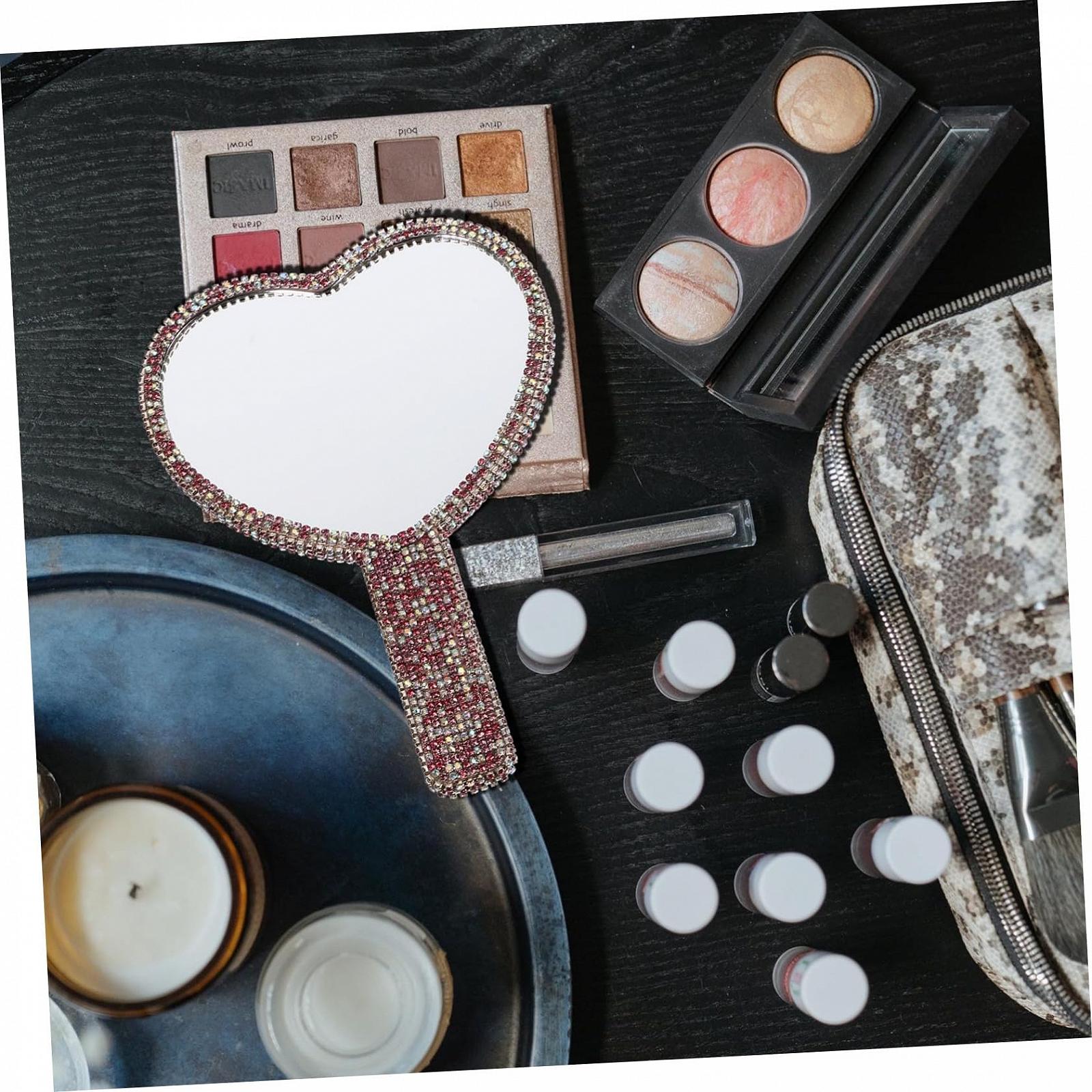 Зеркало Angoily Diamond Сердце Оборачиваемое Фрезерование ABS, фото №6