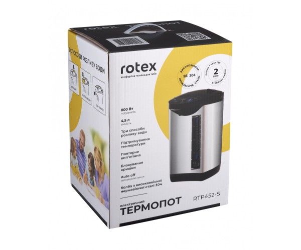Термопот Rotex RTP452-S, фото №3 Термопот Rotex RTP452-S, фото №3
