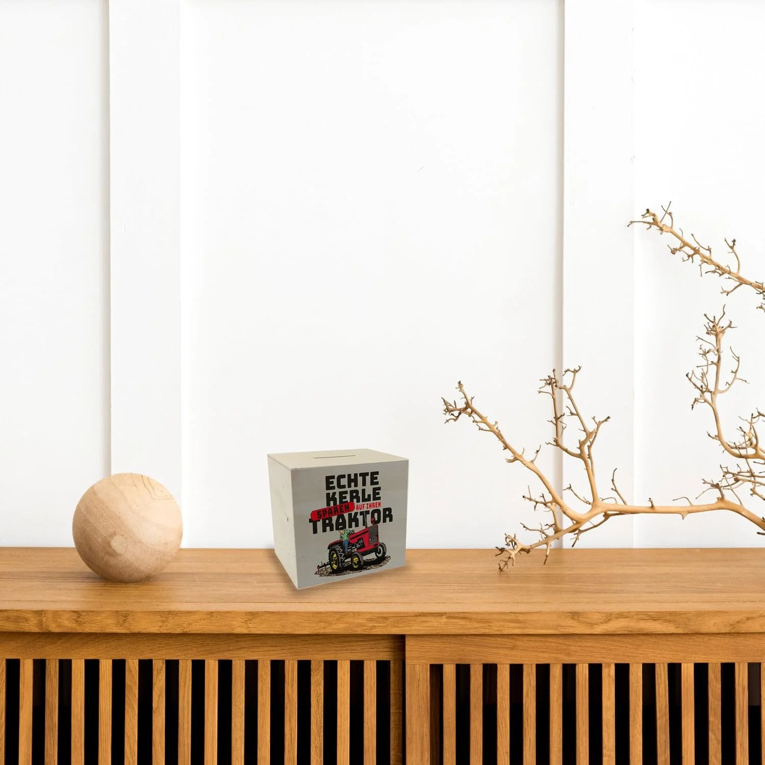 Скарбничка Трактор дерев'яна, фото №4