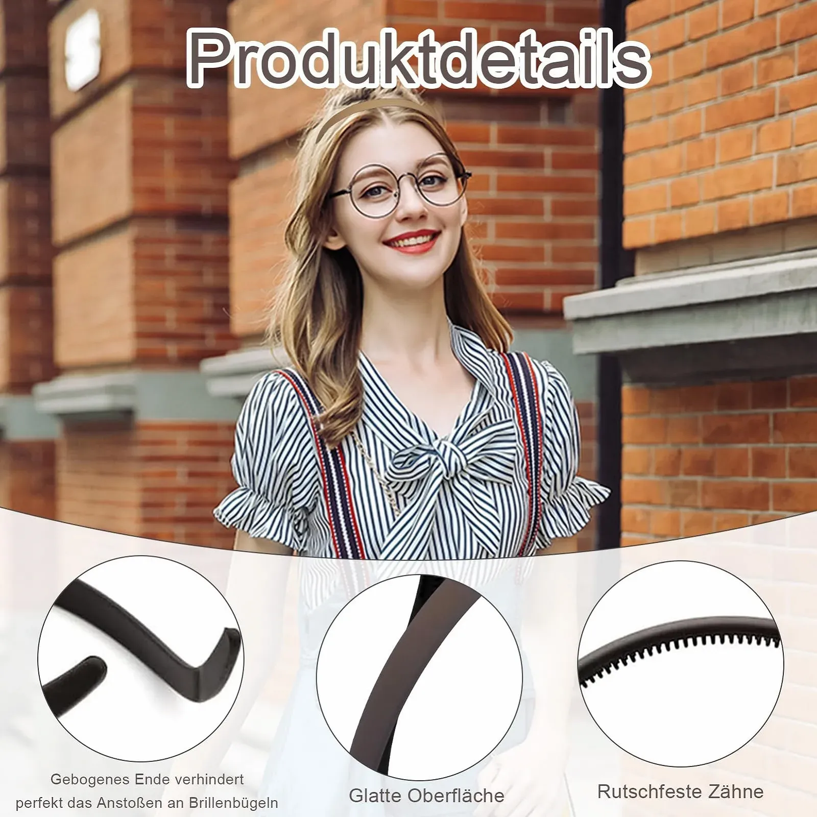 Набор обручей зигзаг 3 шт. Матовые тонкие, фото №3