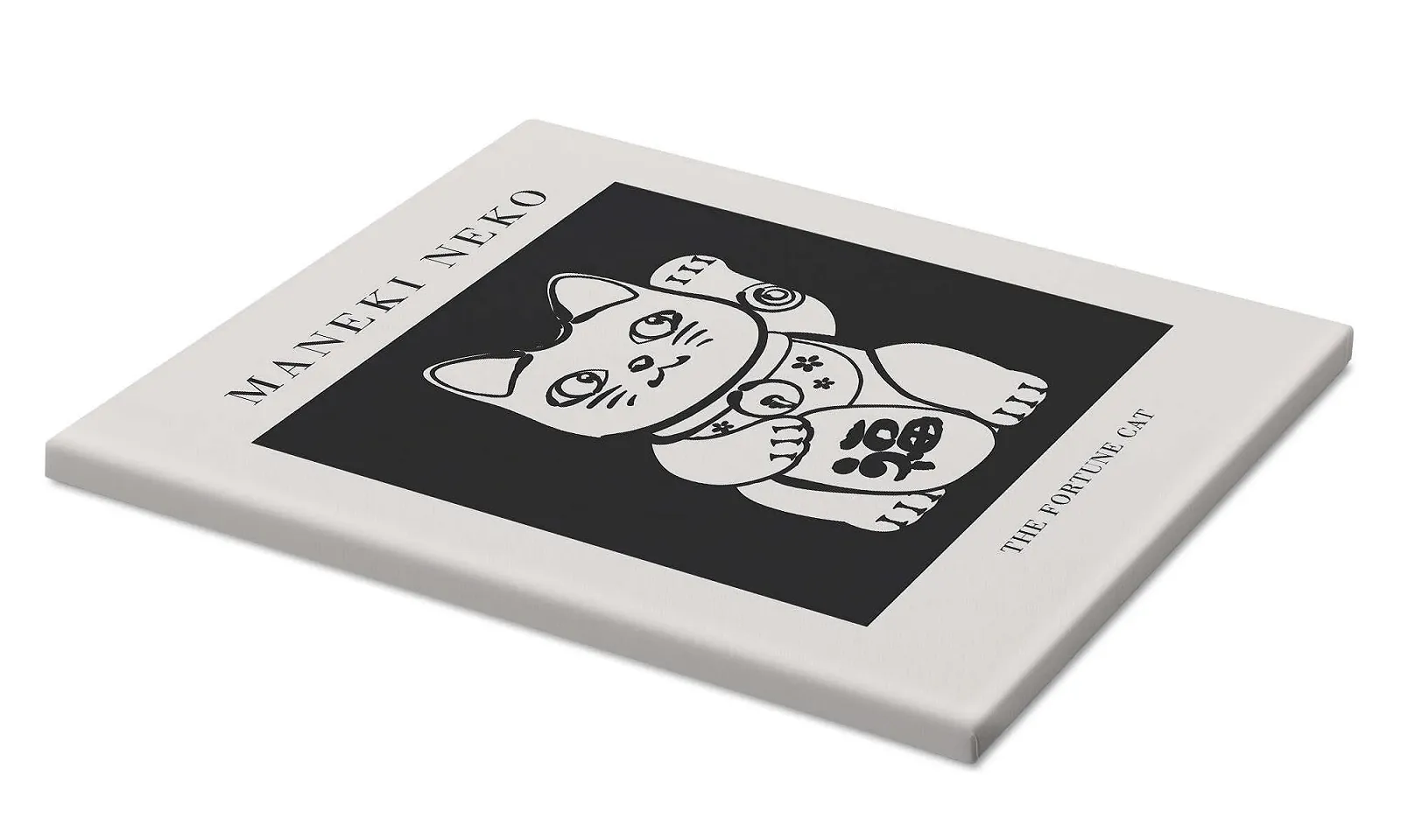 Картина на полотні Posterlounge Manekineko KsanaKalpa 50 x 70 см Чорно-біла, фото №2 Картина на полотні Posterlounge Manekineko KsanaKalpa 50 x 70 см Чорно-біла, фото №2
