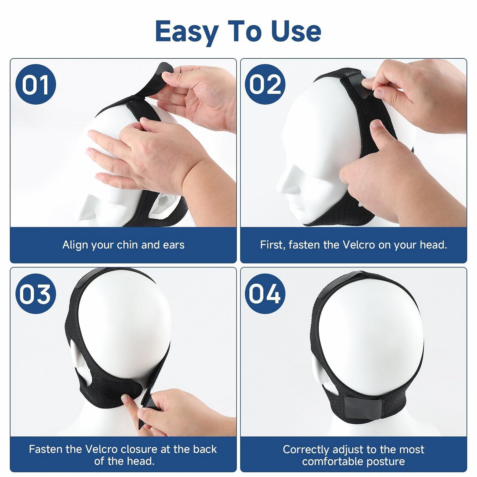 Ремінець на підборіддя проти хропіння Регульований, фото №5