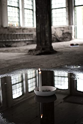 Свічник Storefactory Lidatorp XL Білий Кераміка H x W 26 x 7 см, фото №5