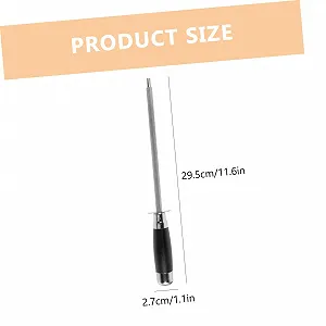 Мусат Ipetboom нержавіюча сталь ергономічна ручка закруглені кути сріблястий synthetic.ua - Фото 1