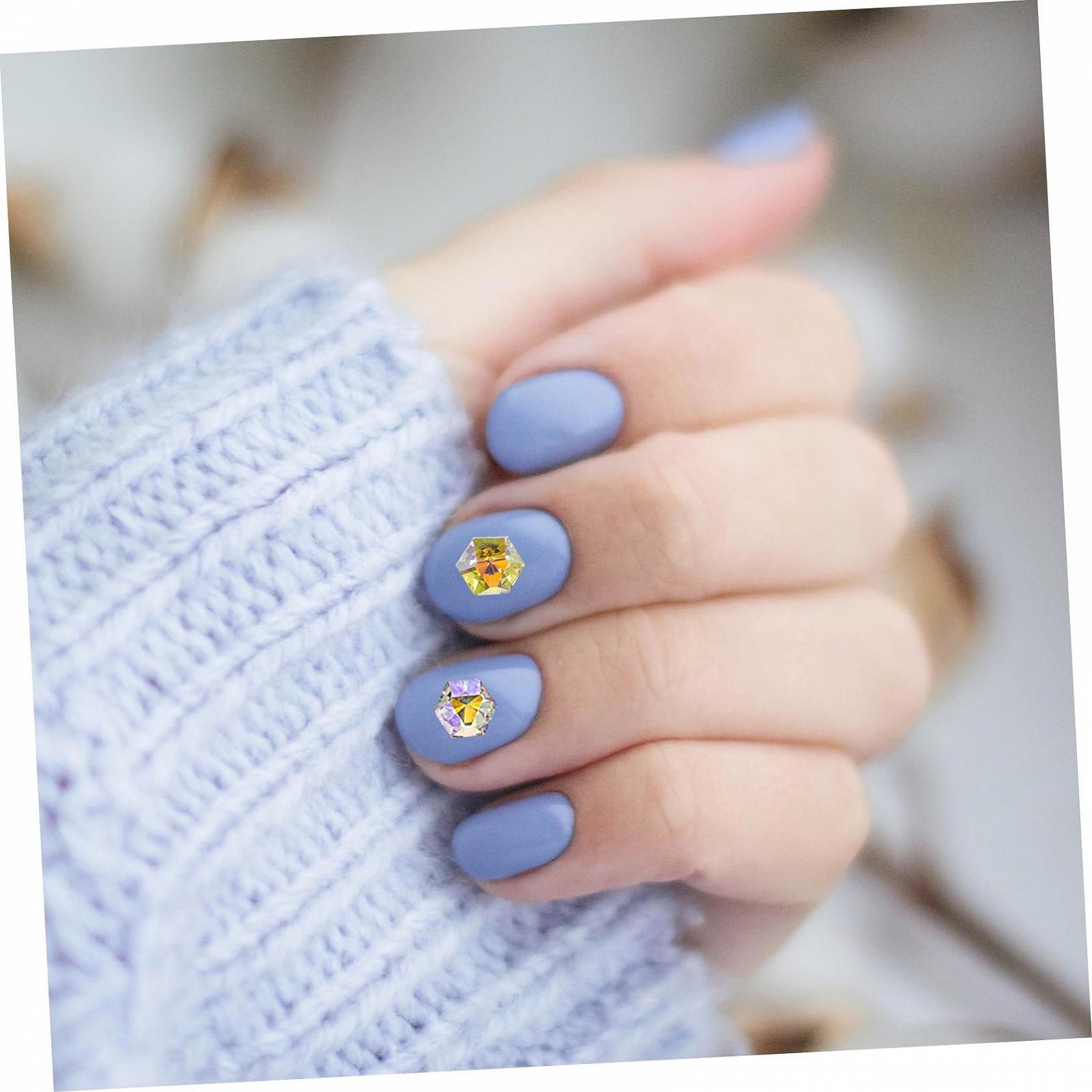 Шестигранные стразы для ногтей Healeved, 50 шт., фото №4