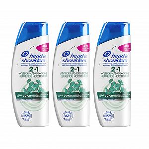 Шампунь Head & Shoulders Pure Intense заспокійливий від свербіння від лупи 3 x 270 мл - Фото 1