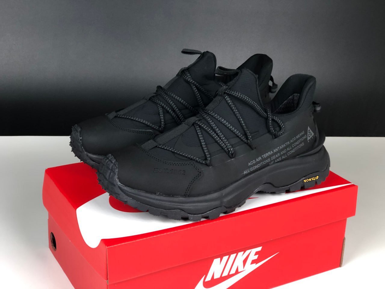 Чоловічі кросівки Nike ACG Air Terra Antarktik чорні термо осінь зима, фото №5