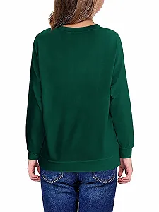 Джемпер Haloumoning Рождественский для девочек, смешной пуловер с круглым вырезом, зимние топы для детей synthetic.ua - Фото 1