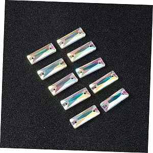 Набір страз STOBOK 100 шт, кристали різних форм, скляні synthetic.ua - Фото 1