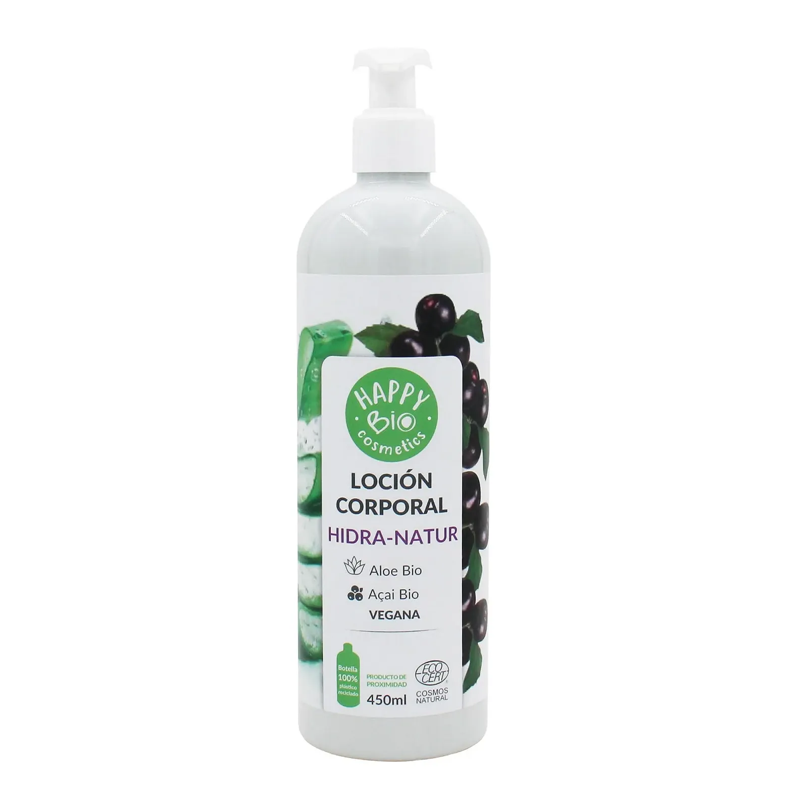 Лосьйон для тіла Natural Hydra-Natur з Алое Вера та Асаї Organic 450 мл, фото №1