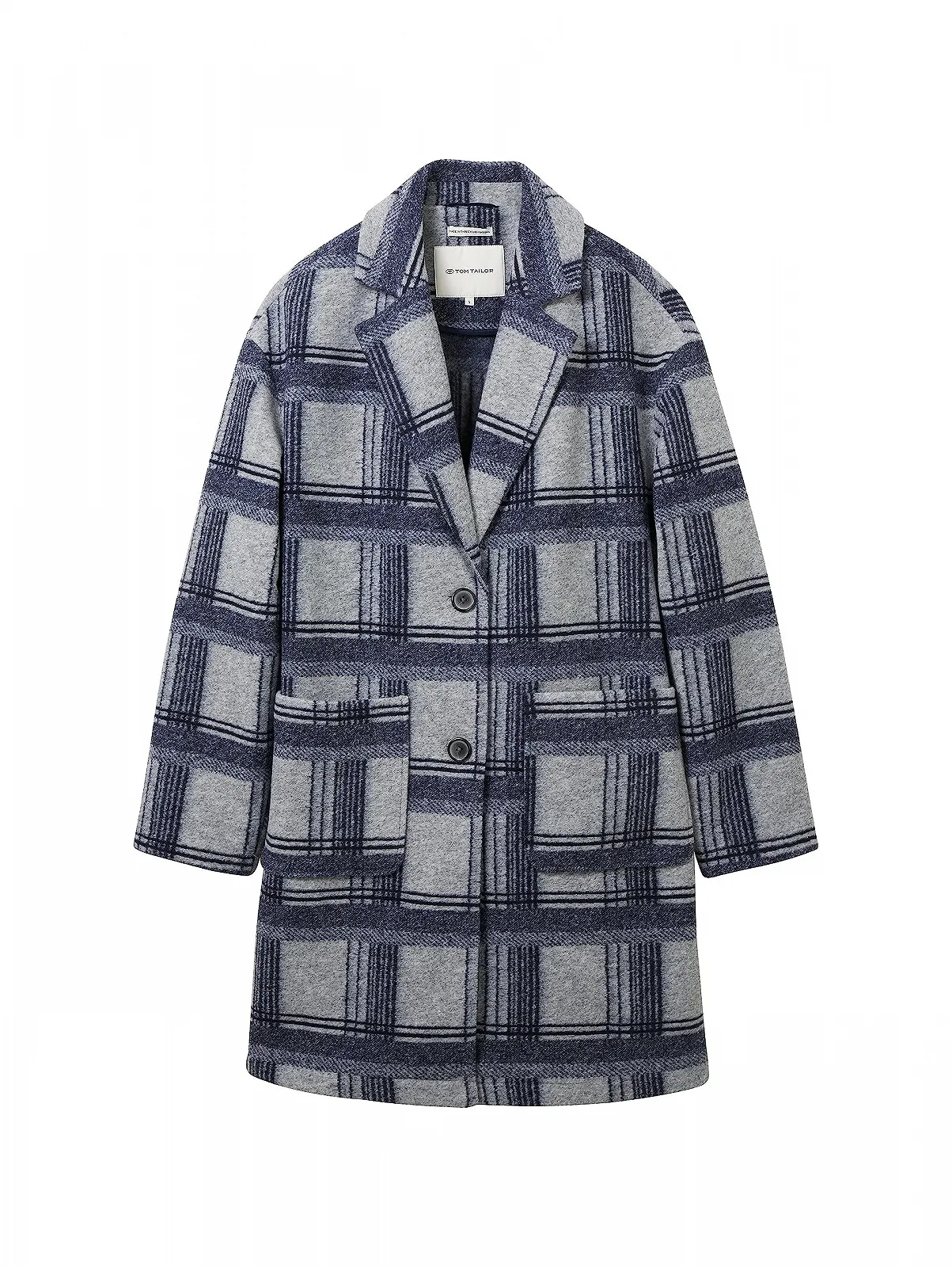 Пальто TOM TAILOR в клітинку жіноче, фото №5