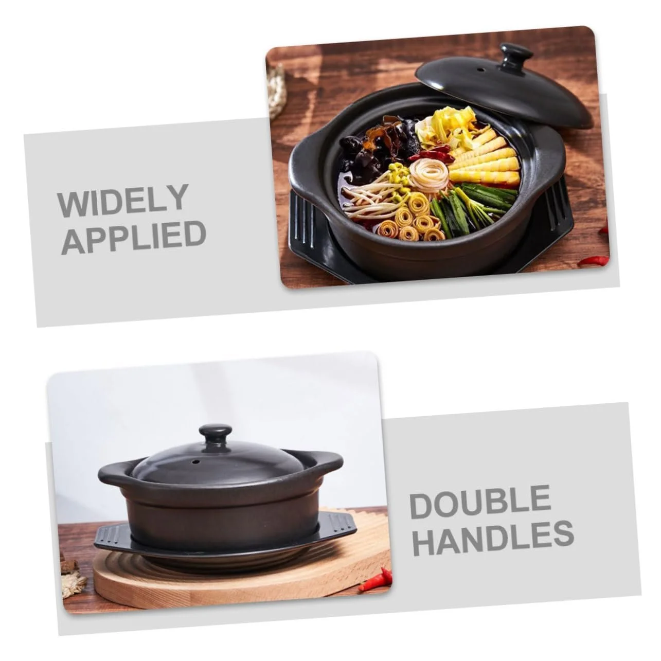 Кастрюля Toyvian керамическая с крышкой без BPA для посудомоечной машины, фото №6