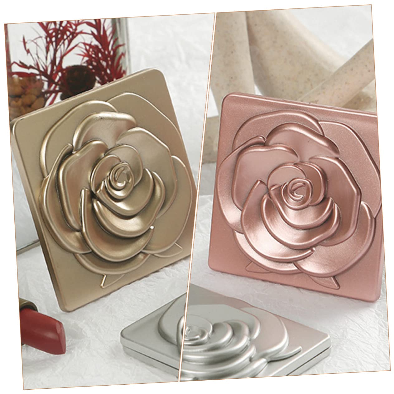 Дзеркало Angoily Reisebrieftasche 12 STK Doppelseitiger Schminkspiegel Falten Kleiner Reise Tragbarer, фото №6 Дзеркало Angoily Reisebrieftasche 12 STK Doppelseitiger Schminkspiegel Falten Kleiner Reise Tragbarer, фото №6