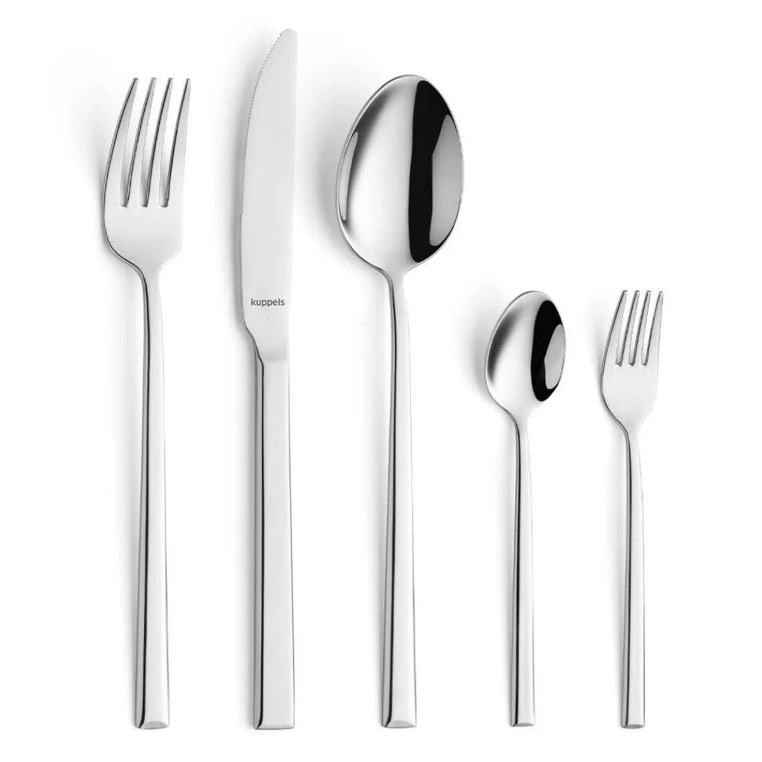 Набір столових приборів KUPPELS Skan 30 предметів Нержавіюча сталь, фото №1