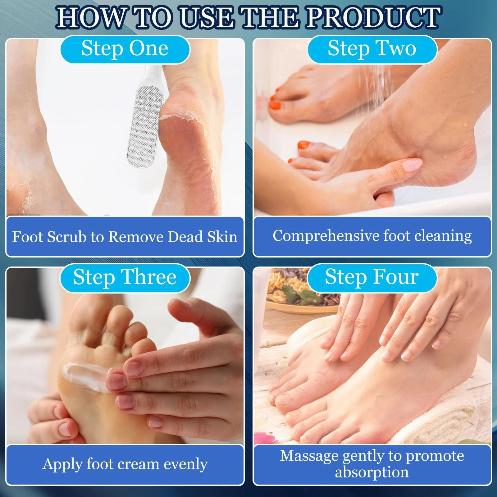 Крем для ног Urea Cream 60% с набором для ухода 100 г, фото №5