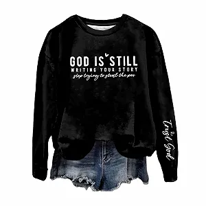 Женская Толстовка с круглым вырезом для зимы, осени, эстетичная, буквенная мода, с круглым вырезом, худи, графическая, Y2K, свободная посадка, персонализированная, милая, деревенская - Фото 1