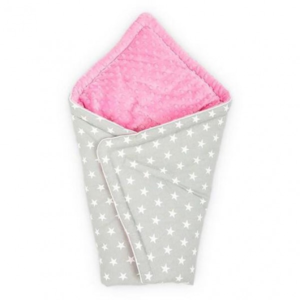 Конверты для новорожденных NewDWay серый с Розовым Super , фото №1