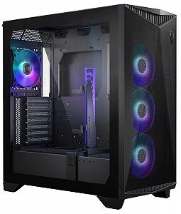Корпус MSI MPG Gungnir 300R Airflow / без БЖ / Midi Tower / E-ATX / Glass / 4x120mm ARGB / Чорний - Фото 1