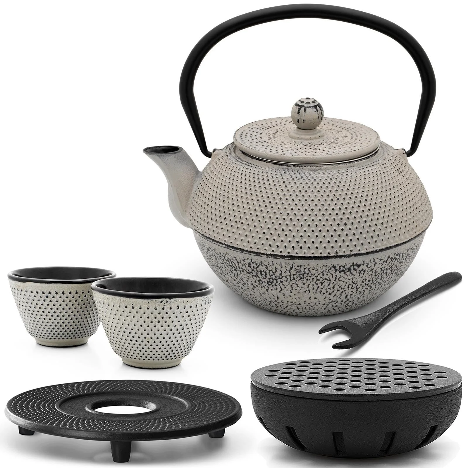 Чайник Чавунний Asia Сірий, 1.1 л, фото №1 Чайник Чавунний Asia Сірий, 1.1 л, фото №1