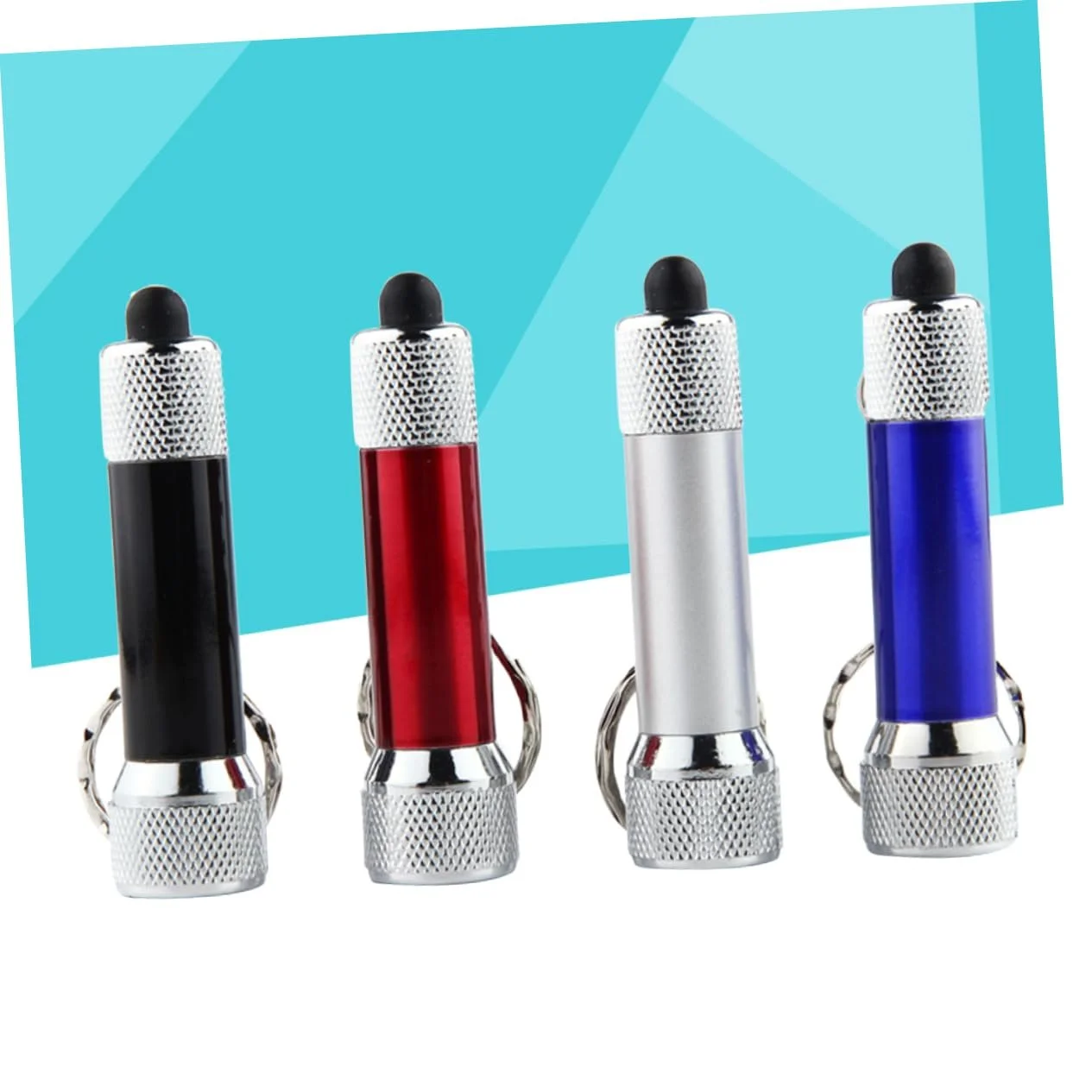 Міні-ліхтарик-брелок LED Homoyoyo, алюмінієвий сплав, 20 шт, фото №9 Міні-ліхтарик-брелок LED Homoyoyo, алюмінієвий сплав, 20 шт, фото №9