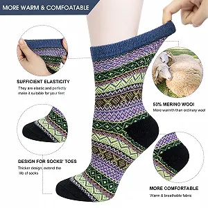 Шкарпетки Justay Merino Wool, 5 пар, зимові, розмір 36-42 synthetic.ua - Фото 1