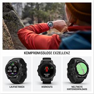 Смарт-годинник Мультиспортивний GPS Garmin epix Pro 51 мм AMOLED 1.4 дюйма synthetic.ua - Фото 1