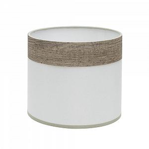 Настільна лампа Cloe E14 17 x 17 x 14 см Білий/Сіре дерево - Фото 1