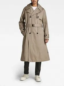 Женский тренч куртка G-Star RAW Trench Utility темный песочно-карандашный - S - Фото 1
