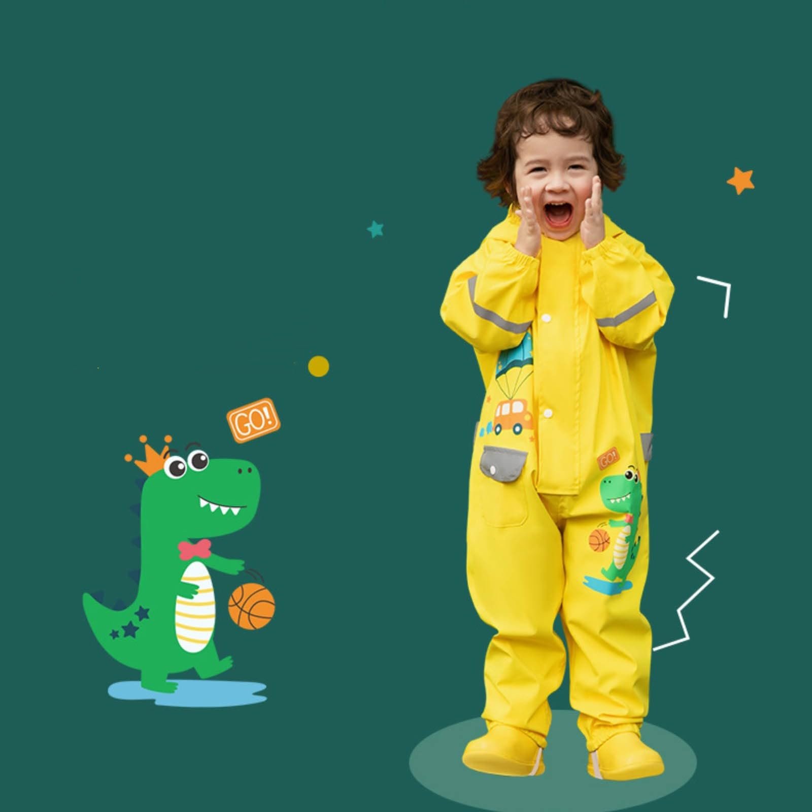 Детский дождевой комбинезон Beokeuioe, водонепроницаемый, для мальчиков и девочек, дождевик, дождевой пончо, дождевой плащ с капюшоном, мультяшная дождевая одежда, дождевой комбинезон для велосипеда, походов, кемпинга, фото №7 Детский дождевой комбинезон Beokeuioe, водонепроницаемый, для мальчиков и девочек, дождевик, дождевой пончо, дождевой плащ с капюшоном, мультяшная дождевая одежда, дождевой комбинезон для велосипеда, походов, кемпинга, фото №7