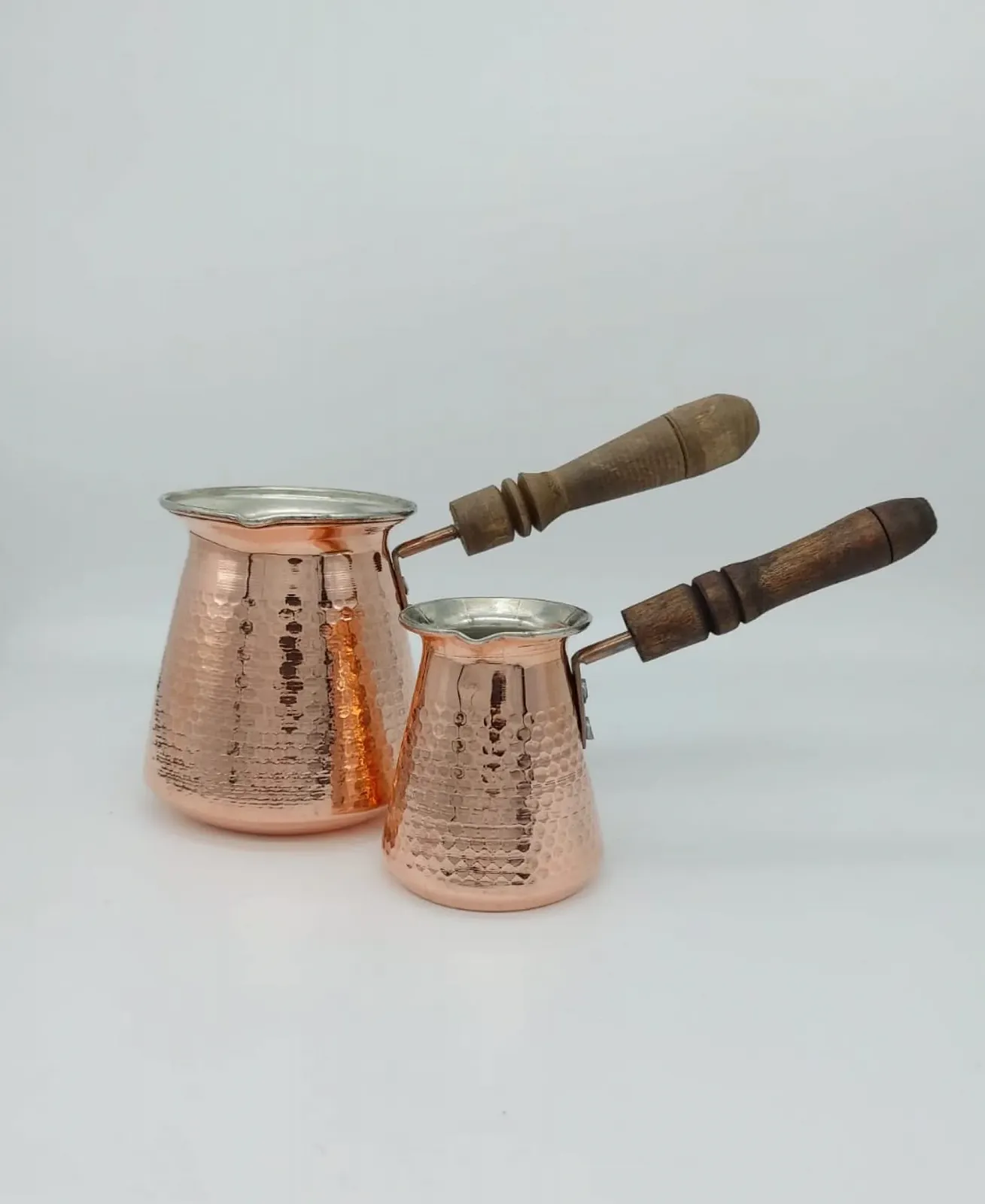 Турка Leo Design Cezve Ibrik Briki Мідна Ручної роботи на 2-8 горнятка, фото №4