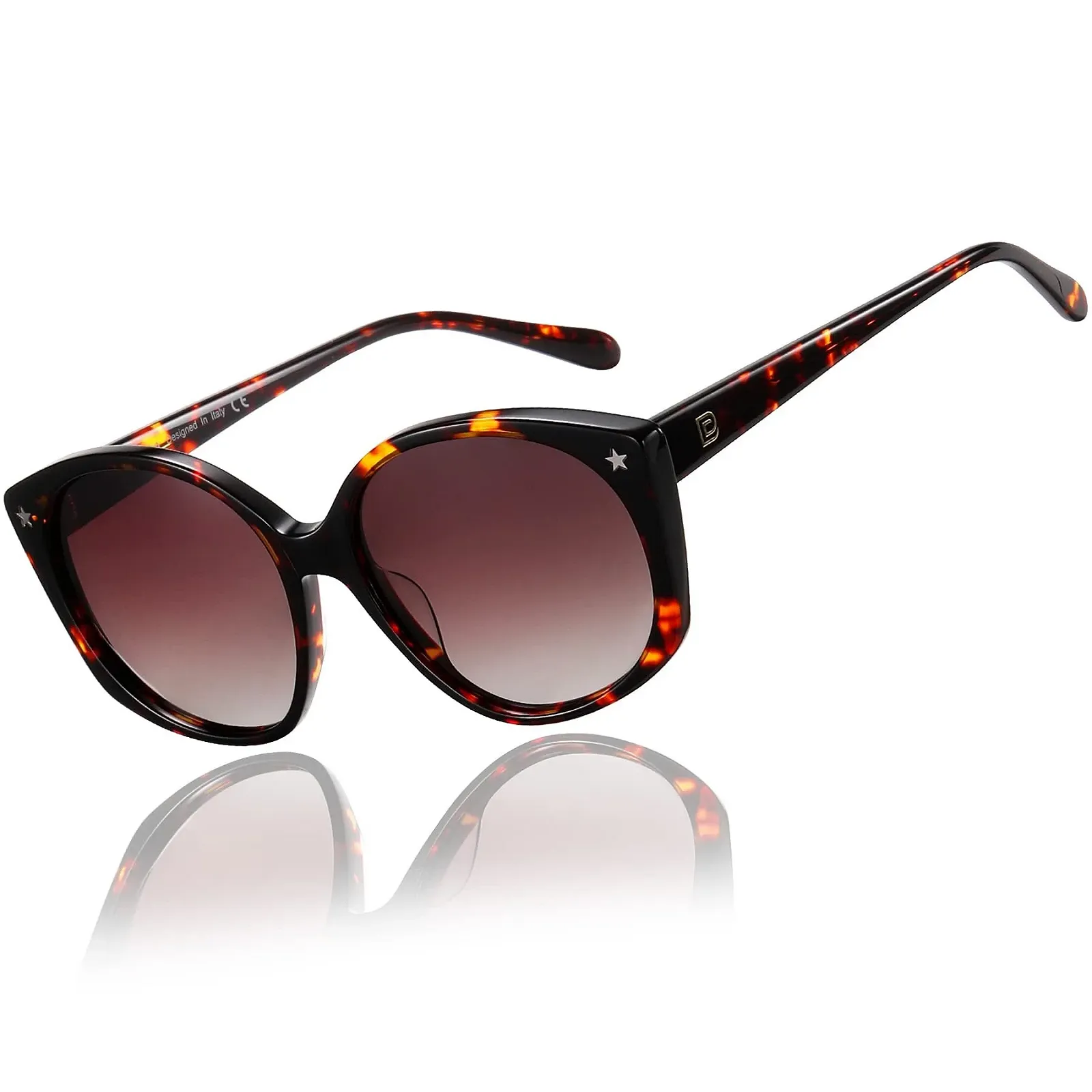 Сонцезахисні окуляри Ретро DUCO Вінтажні Оверсайз Рамка Поляризовані лінзи DC1106, фото №1