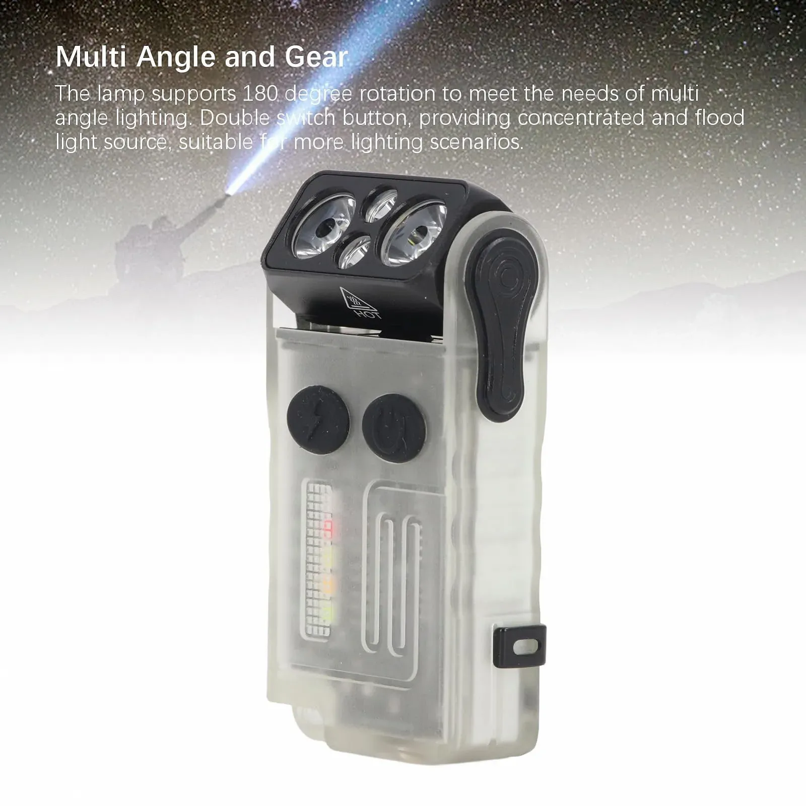 LED Ліхтар SUNGOOYUE Портативний 110 DB IP67 для людей з обмеженими можливостями 180 Градусів, фото №5