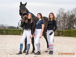 Шкарпетки для верхової їзди Comodo Checked STPDJ - RS9, 43-46 synthetic.ua - Фото 1