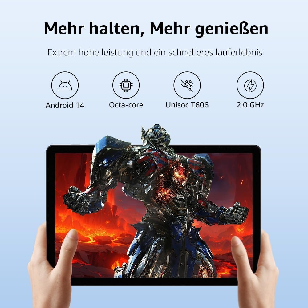 Планшет 11" ApoloSign EP1095T 4+4/128Gb 8 ядер Android 14 7000 mAh Black, фото №5