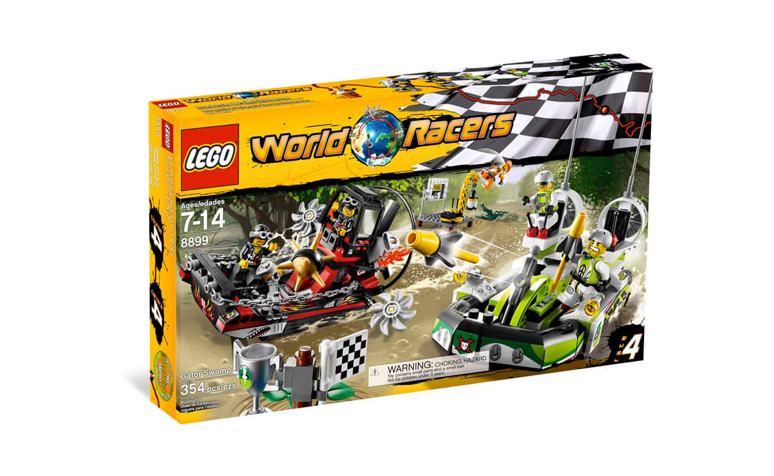Конструктор Лего Раритет LEGO World Racers Болото аллигатора (8899), фото №1