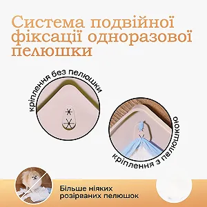 Туалет-лоток под пеленку для собак, 60 х 60, Бежевый synthetic.ua - Фото 1