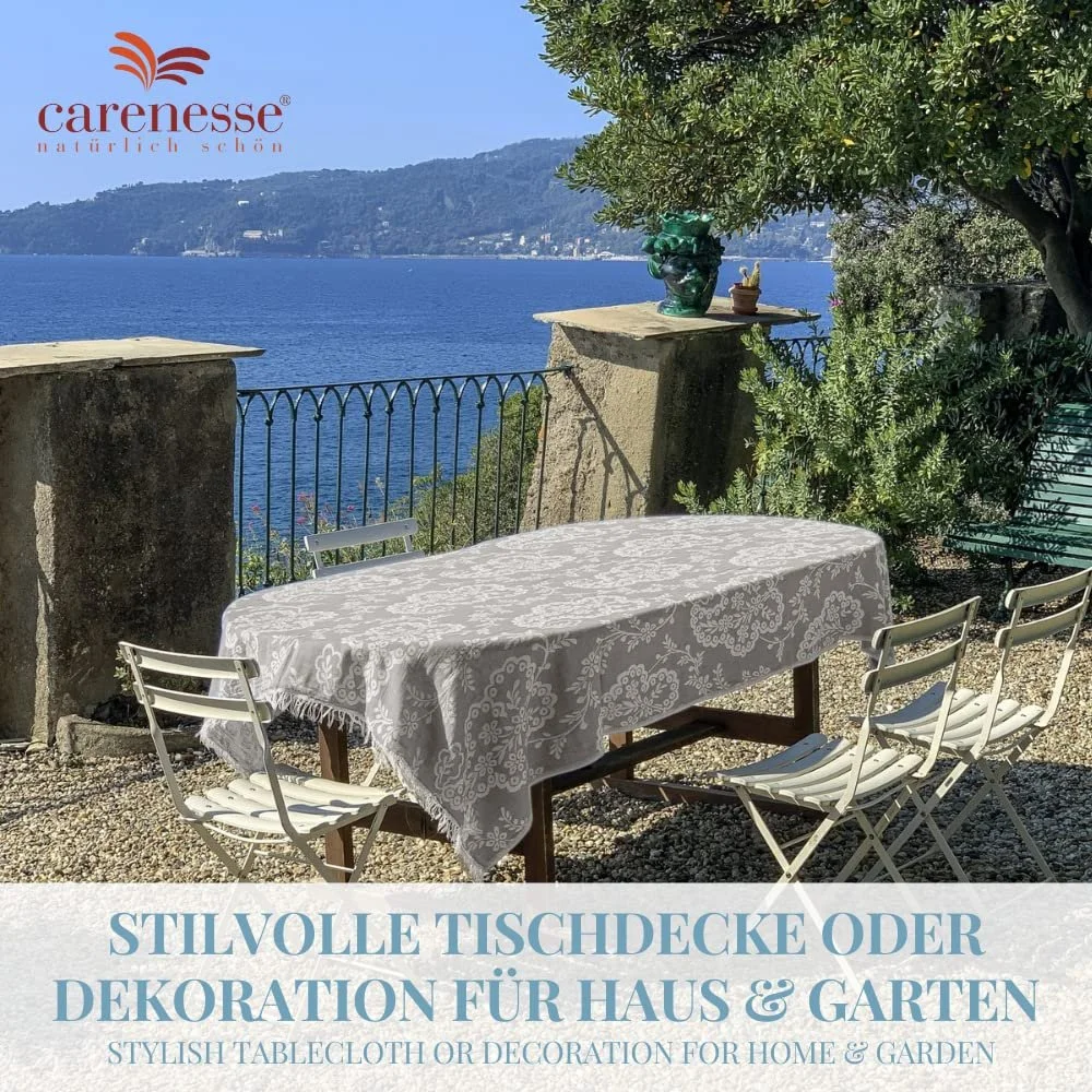 Покрывало жаккардовое Carenesse Односпальное Пейсли 150 x 200 см Серый, фото №4