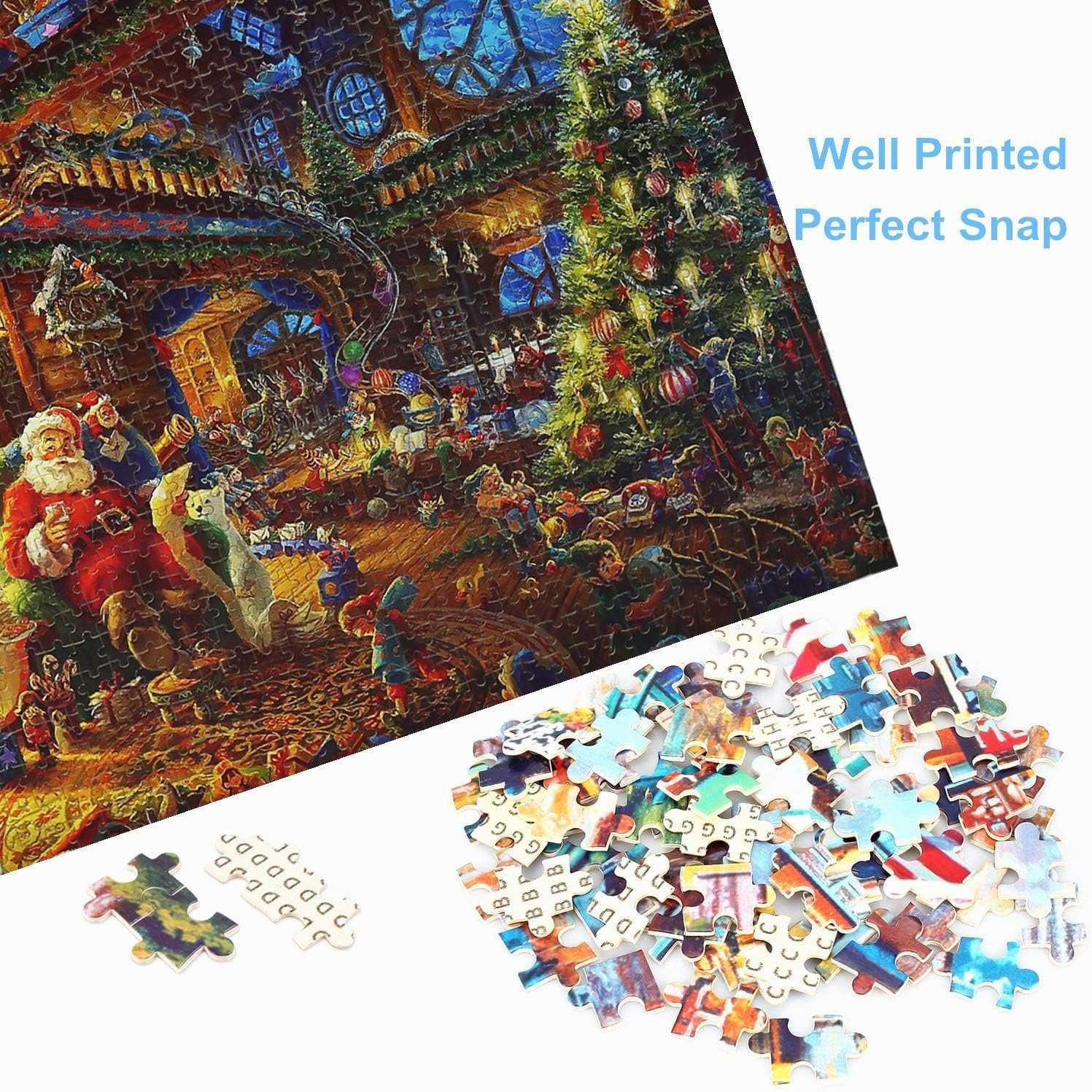 Пазл Santa Claus Різдвяний 1000 елементів 70 x 50 см, фото №5