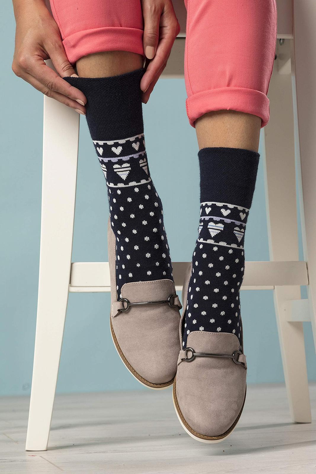 Женские носки Black Dots 3 пары Черный, фото №5