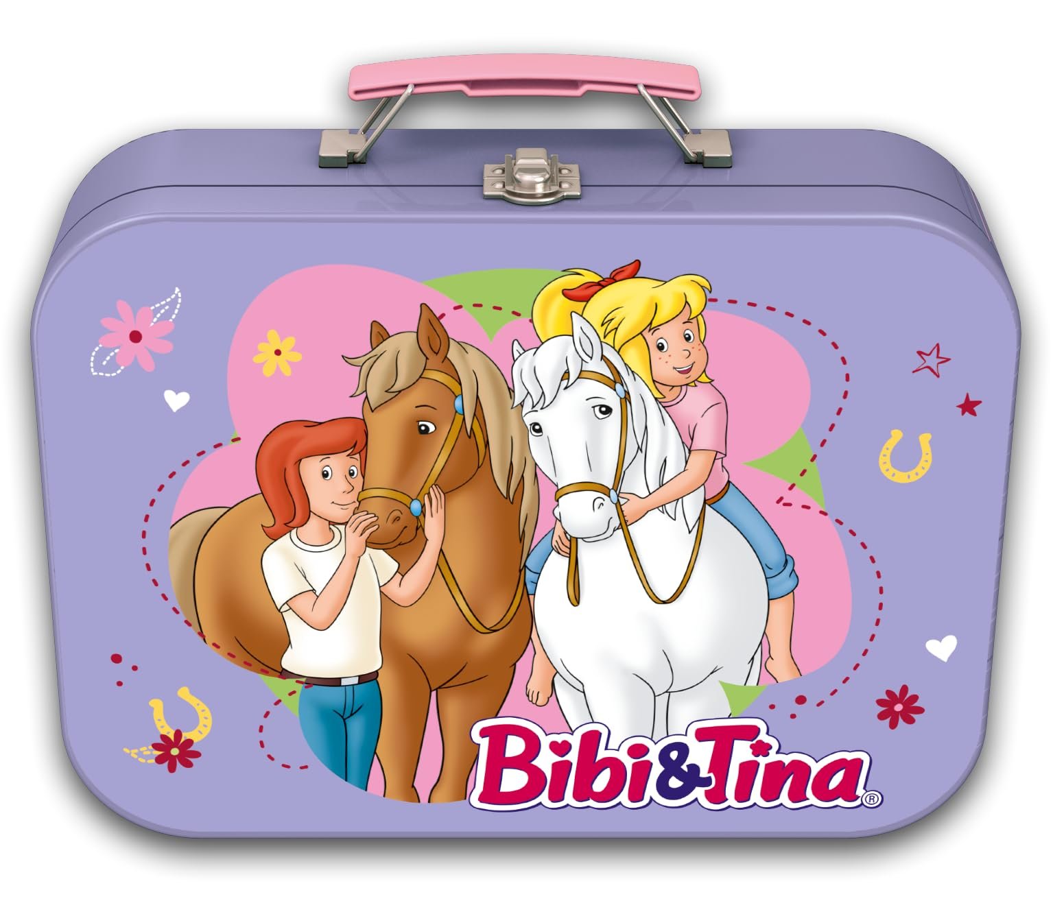 Набор пазлов Schmidt Spiele 55609 Bibi and Tina в металлическом кейсе 2 x 100 и 2 x 150 деталей, фото №4