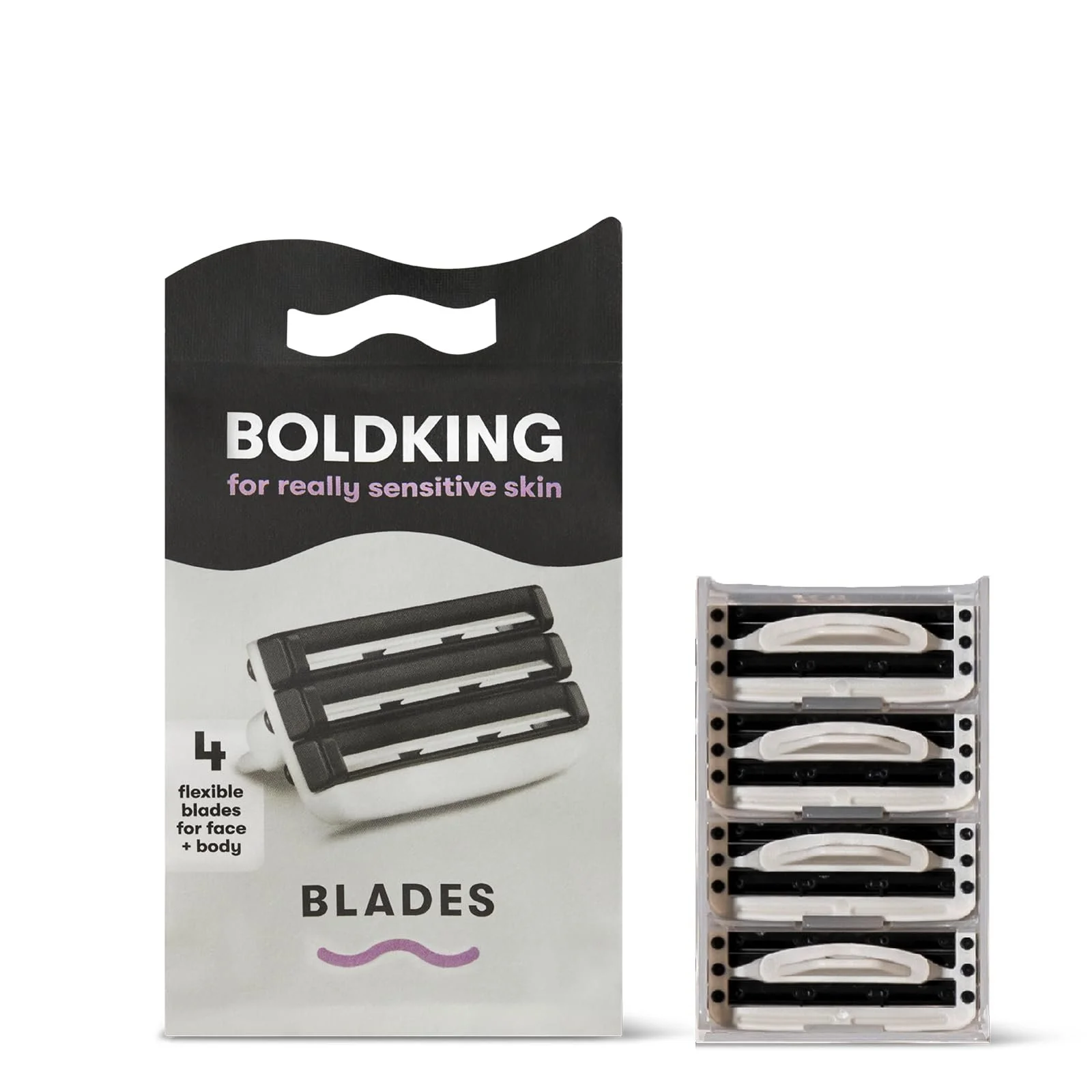 Сменные кассеты для бритья Boldking Extra Sensitive для чувствительной кожи (упаковка из 4 шт), фото №1 Сменные кассеты для бритья Boldking Extra Sensitive для чувствительной кожи (упаковка из 4 шт), фото №1