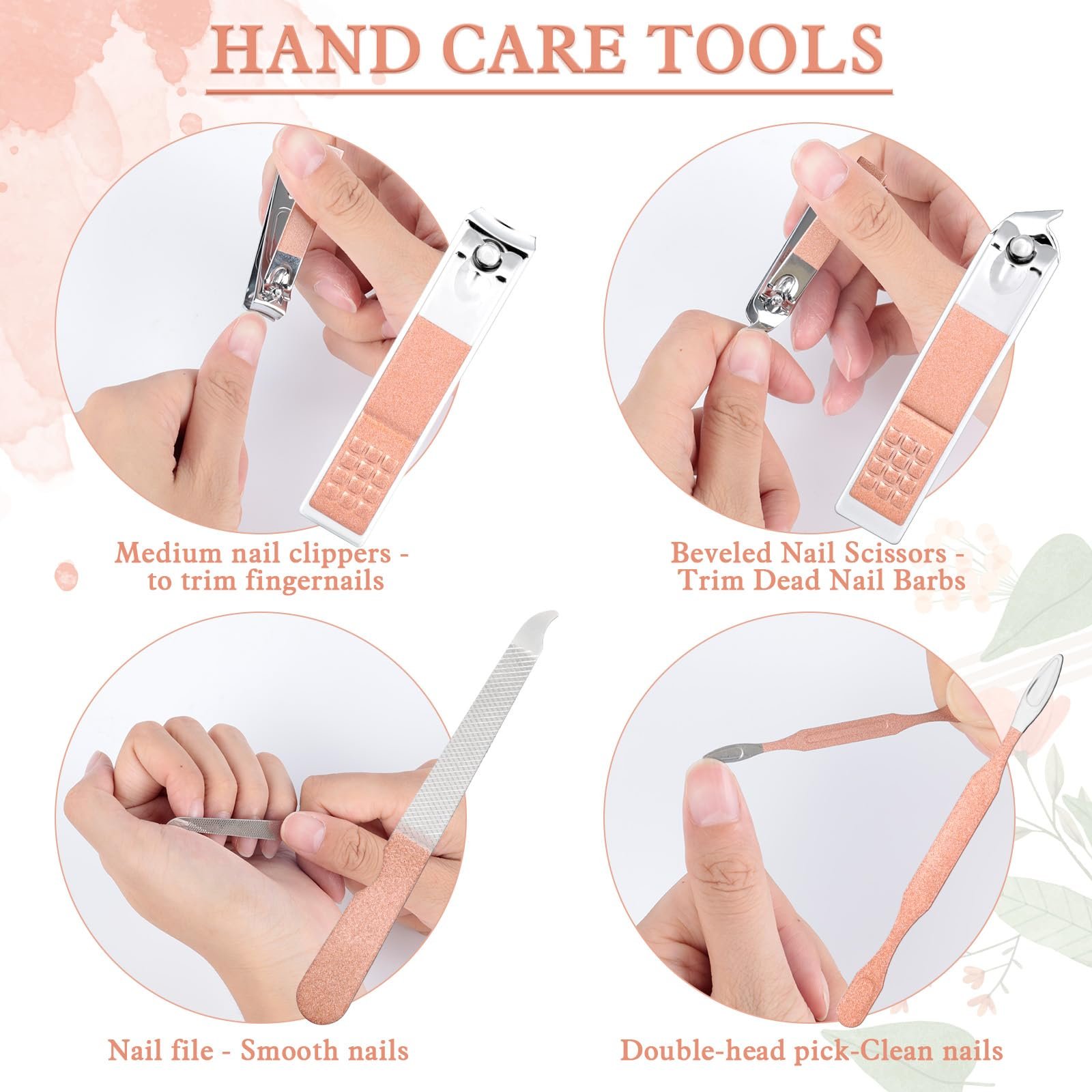 Набір для манікюру та педикюру AiQInu, 7 предметів, з нержавіючої сталі, фото №4 Набір для манікюру та педикюру AiQInu, 7 предметів, з нержавіючої сталі, фото №4