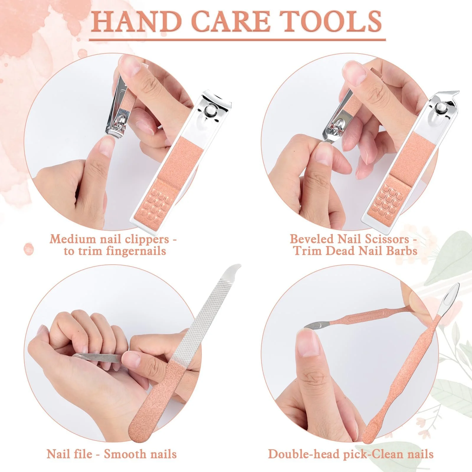 Набір для манікюру та педикюру AiQInu, 7 предметів, з нержавіючої сталі, фото №4 Набір для манікюру та педикюру AiQInu, 7 предметів, з нержавіючої сталі, фото №4