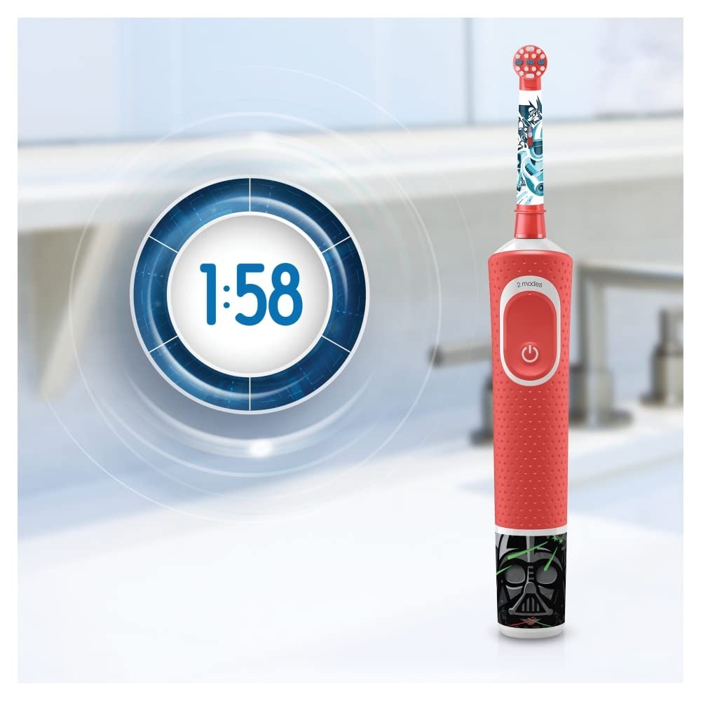 Електрична зубна щітка Oral-B Frozen 2 дитяча, різнокольорова, 1 шт. в упаковці, фото №7