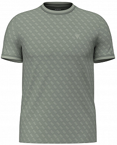 Мужская футболка GUESS Activewear / Зеленая / Размер M - Фото 1