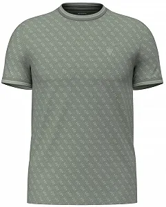 Мужская футболка GUESS Activewear / Зеленая / Размер M - Фото 1