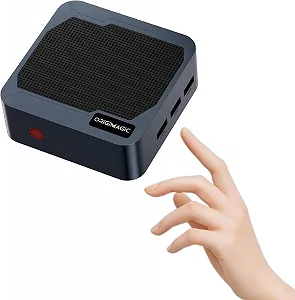 Міні ПК ORiGiMaGiC C2 / Intel N150 / RAM 12GB / SSD 512GB / 2 x HDMI / 2 x LAN / Wi-Fi 5 / Bluetooth 5.0 / Windows 11 / Чорний - Фото 1