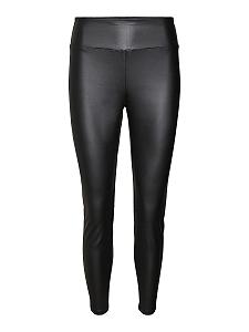Леггинсы VERO MODA Vmsuella Jade Hw Coated Leggings Noos, искусственная кожа - Фото 1