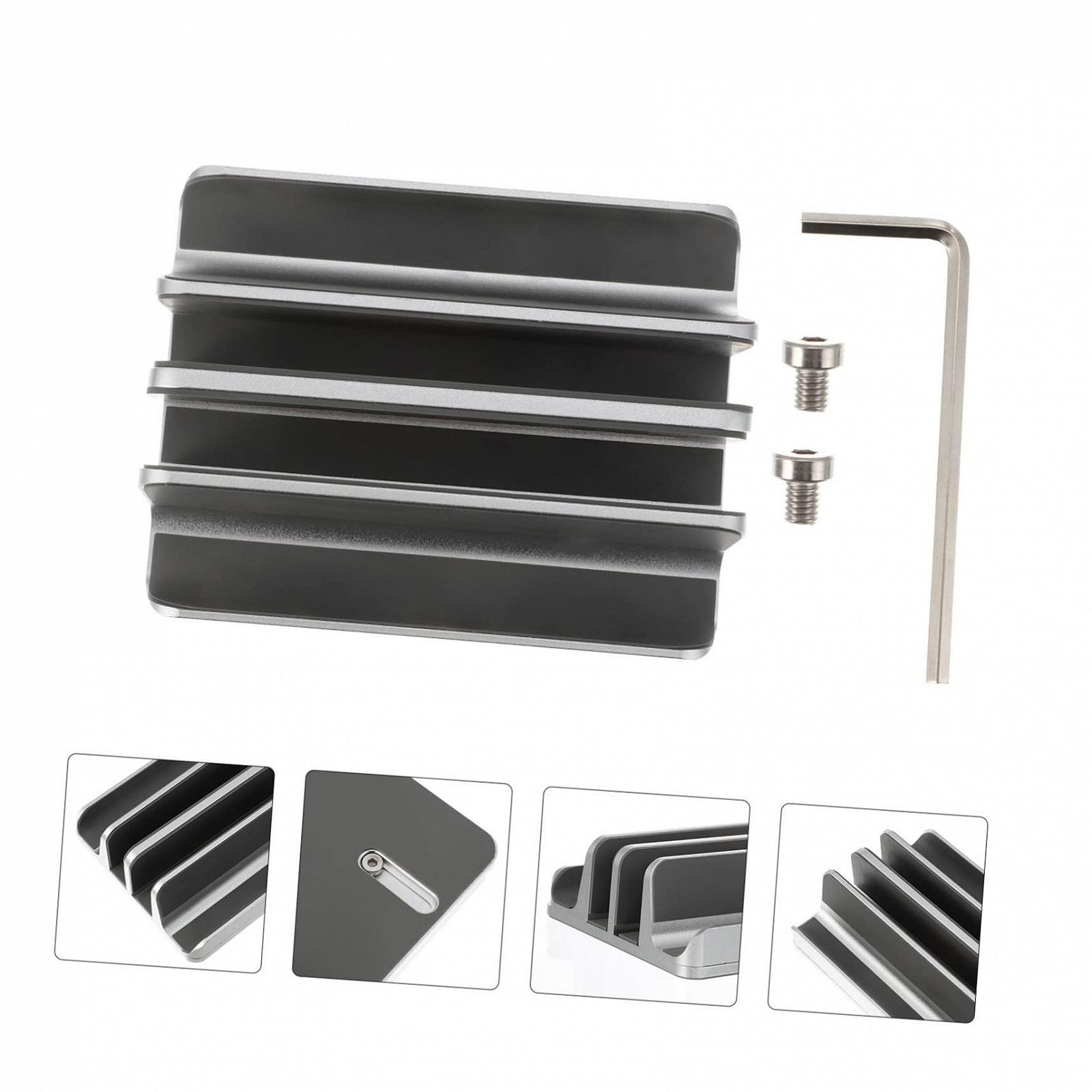 Вертикальна підставка для ноутбука Алюмінієвий сплав Практичний Тримач для столу та офісу Елегантний, фото №3